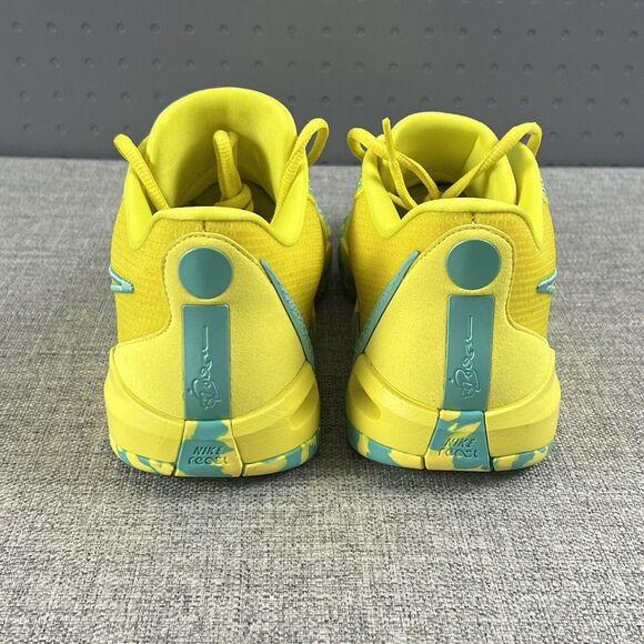 Nike Sabrina 1 By You Yellow Teal New Sneakers FJ4036-900 Mens 9.5 / WMNS 11 - Picture 4 of 11